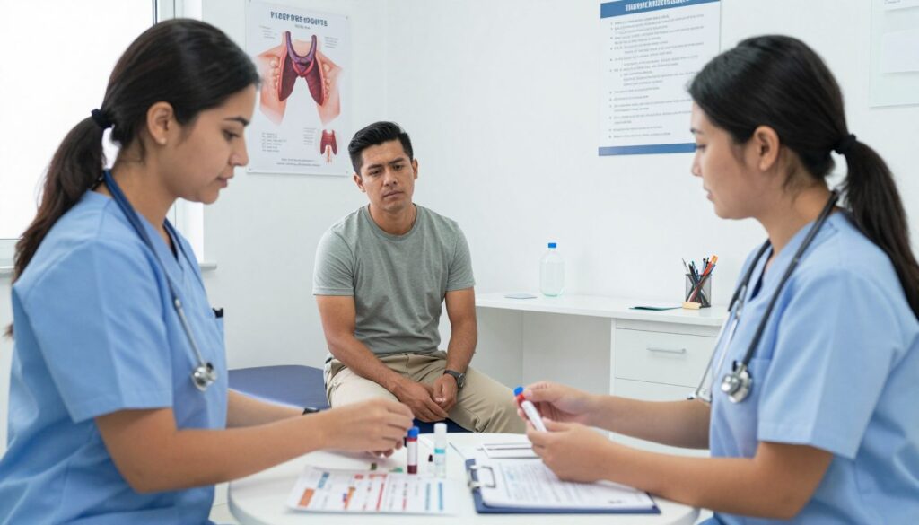 preparación para pruebas de tiroides